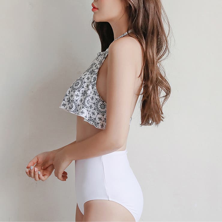 フレアビキニ ハイウエストショーツ モノトーン | レースレディース  | 詳細画像15 