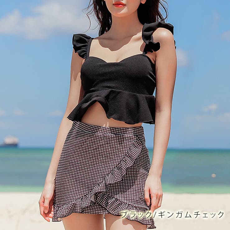 フリルヘムスカート付 フリルペプラム ビキニ 品番 Lclw レースレディース レースレディース のレディースファッション通販 Shoplist ショップリスト