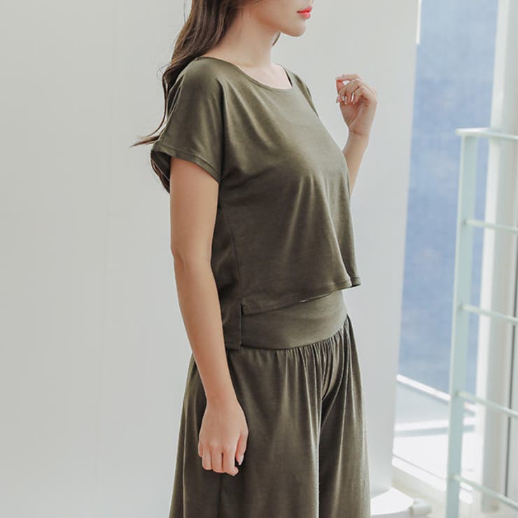 体型カバー ロングズボン ボーダータンキニ | レースレディース  | 詳細画像5 