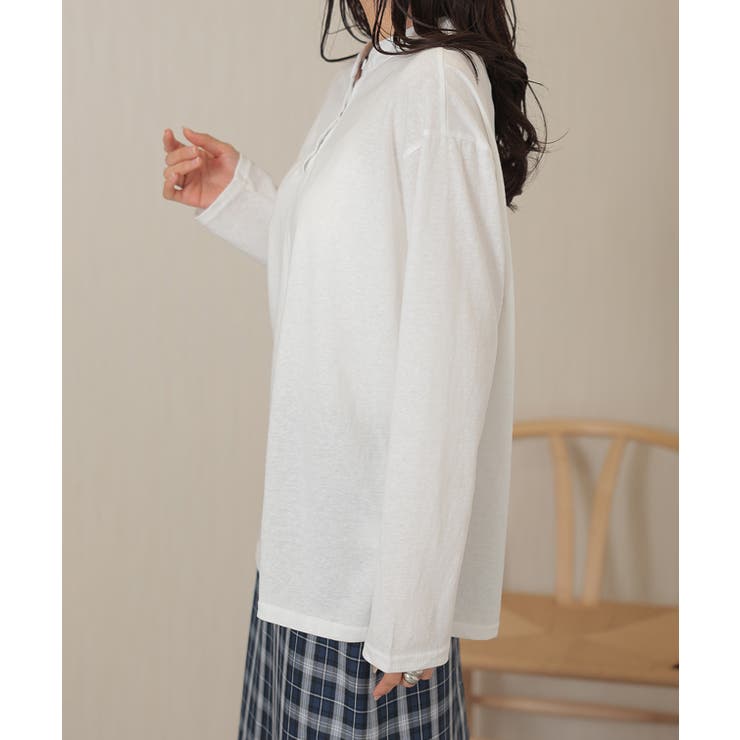 DAYRA 異素材 ハーフボタン | レースレディース  | 詳細画像6 