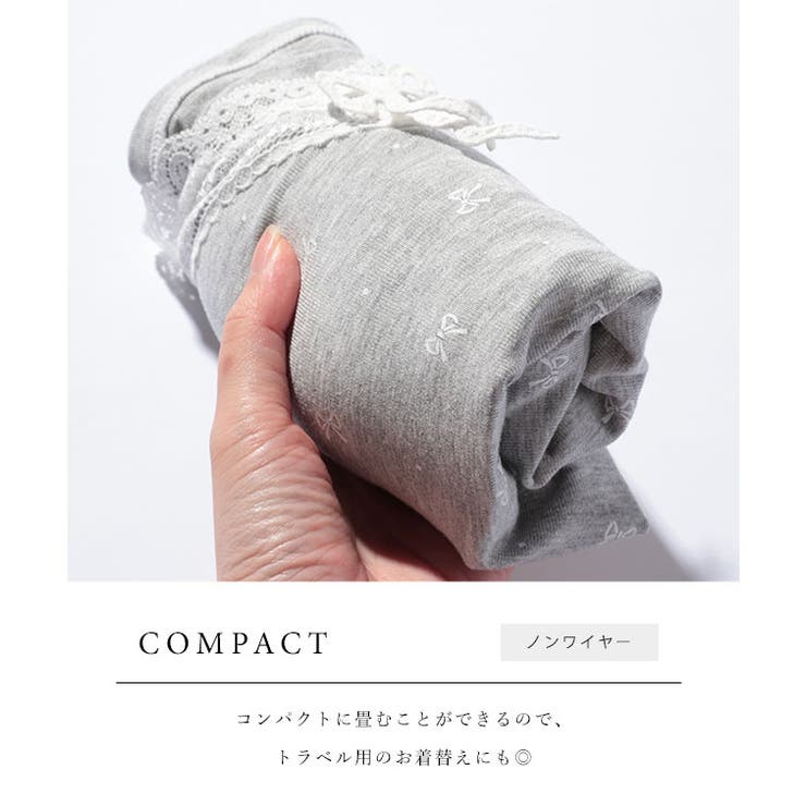 カップ付き 小花柄 レース | レースレディース  | 詳細画像6 