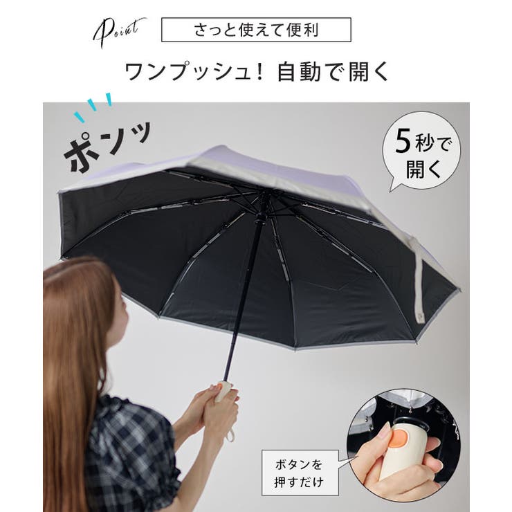 【雨晴兼用】コンパクト 配色 ライン | レースレディース  | 詳細画像5 