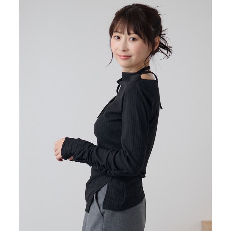 DAYRA 肩リボン アシメ | レースレディース  | 詳細画像4 