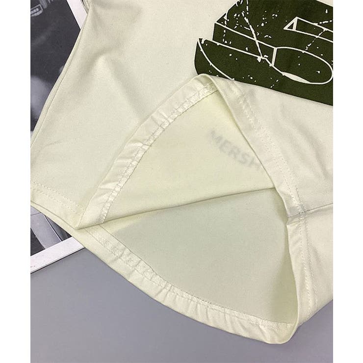 ヴィンテージ風 ナンバープリント クロップド丈 | レースレディース  | 詳細画像15 