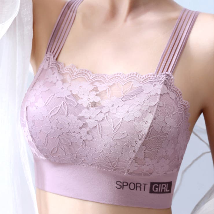 フラワー レース ストライプ紐 | レースレディース  | 詳細画像1 