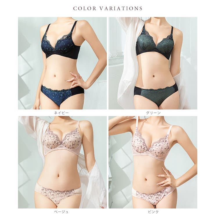 【2点セット】フローラル 刺繍 3 | レースレディース  | 詳細画像6 