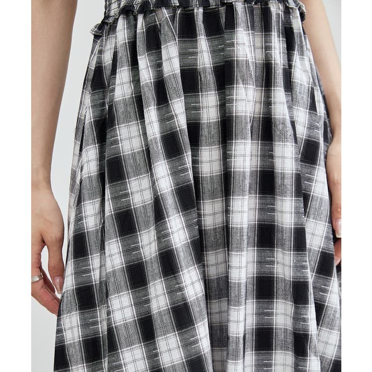 2way チェック柄 フロントリボン | レースレディース  | 詳細画像13 