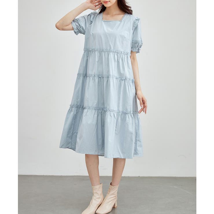 バックリボン フリル ギャザー | レースレディース  | 詳細画像5 