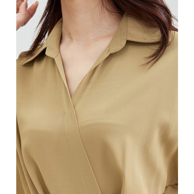 カシュクール 襟付き スキッパーネック | レースレディース  | 詳細画像16 