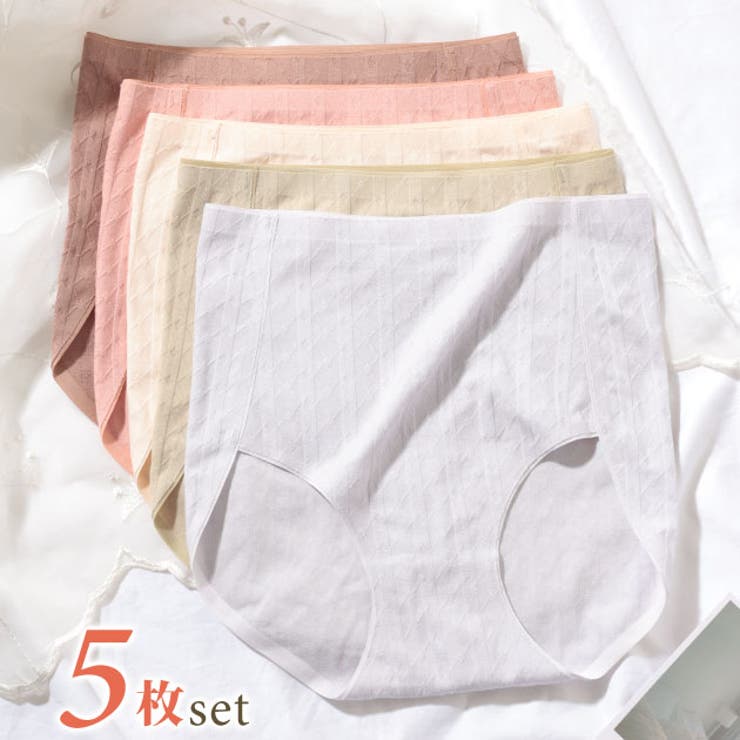 【5枚セット】ストライプ ミックス ジャカード | レースレディース  | 詳細画像1 