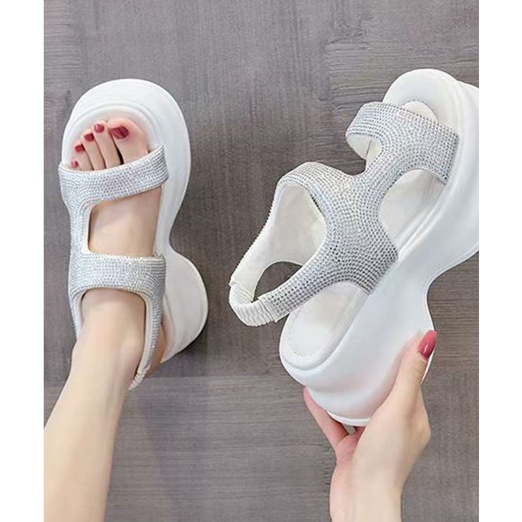 ラインストーン ボリューム 厚底 | レースレディース  | 詳細画像12 