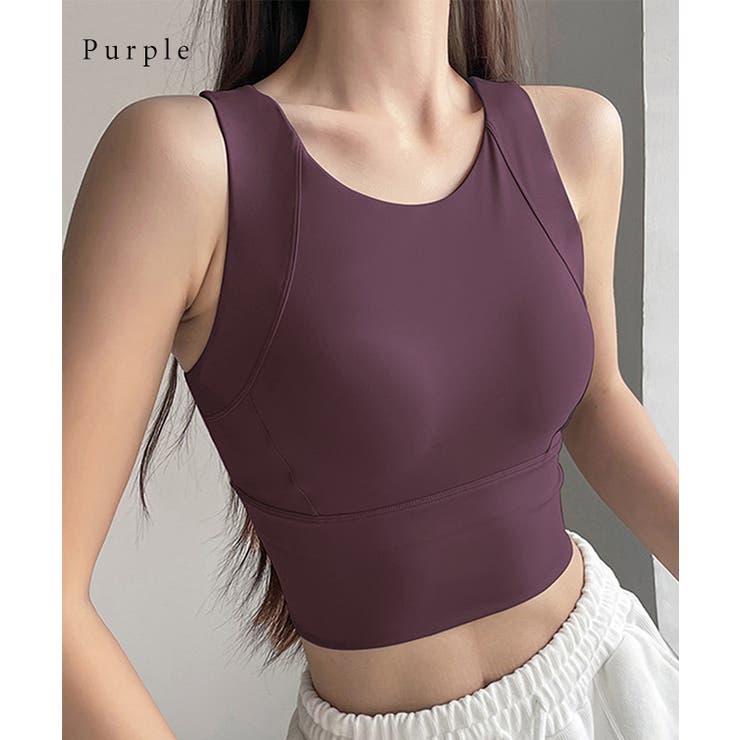 ソリッドカラー ラウンドネック カップ付き | レースレディース  | 詳細画像13 