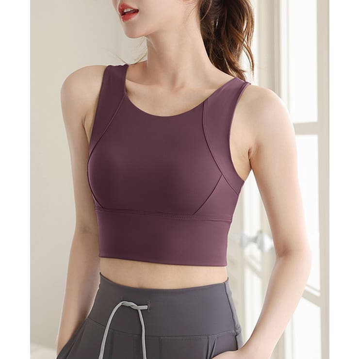 ソリッドカラー ラウンドネック カップ付き | レースレディース  | 詳細画像14 