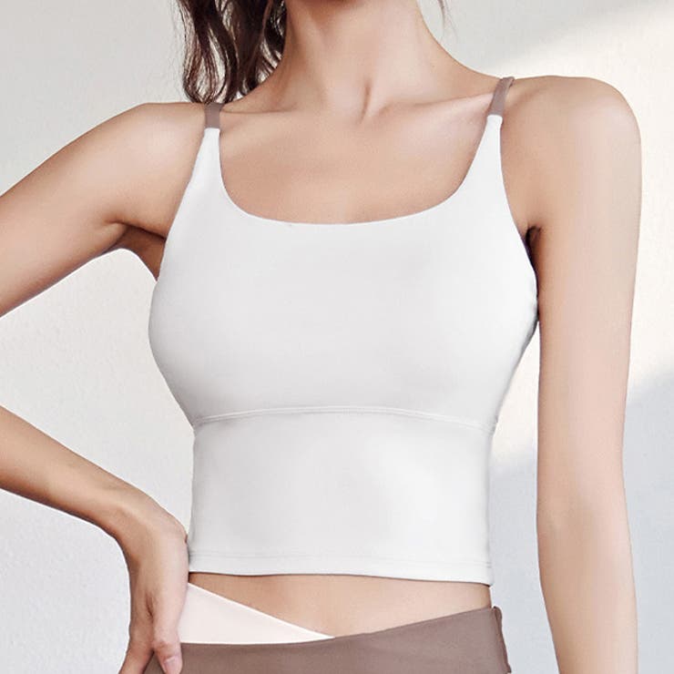 バッククロス カップ付き フィットネス | レースレディース  | 詳細画像1 