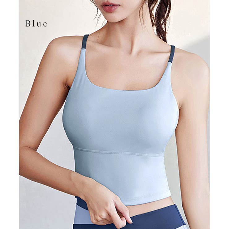 バッククロス カップ付き フィットネス | レースレディース  | 詳細画像6 