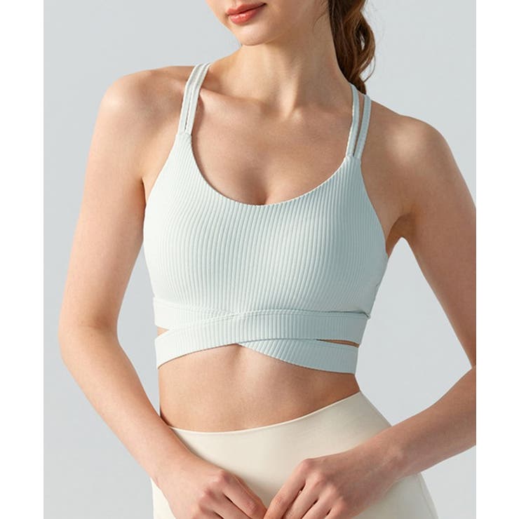 ソリッドカラー バッククロス リブ | レースレディース  | 詳細画像11 