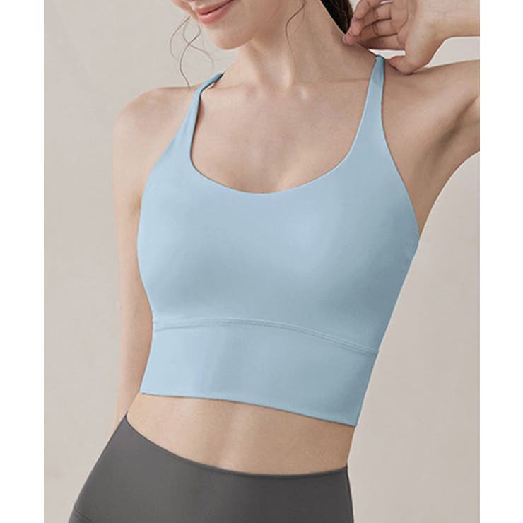 ソリッドカラー バッククロス カップ付き | レースレディース  | 詳細画像13 