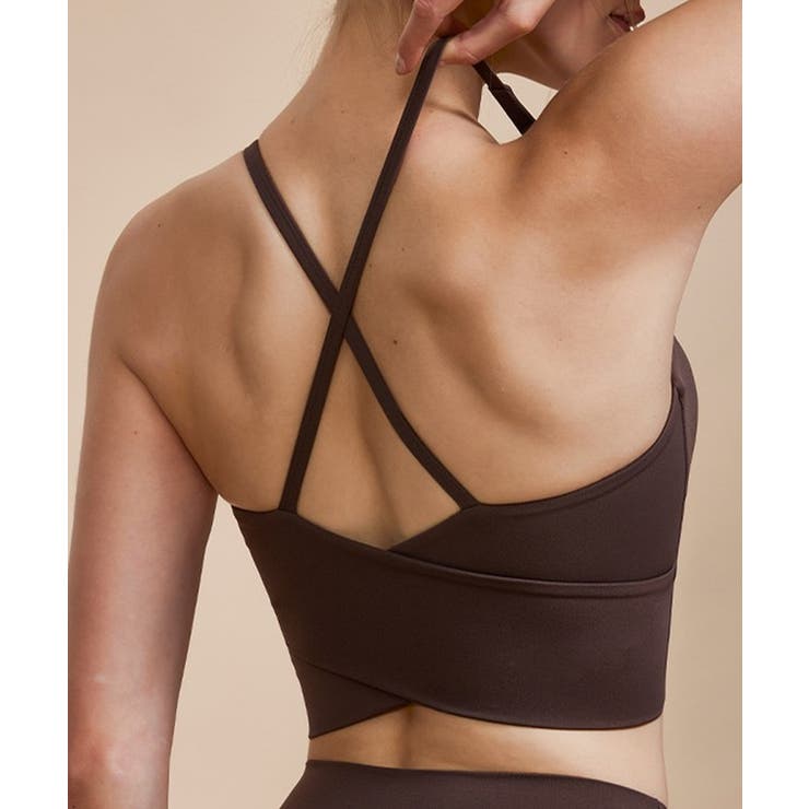 ソリッドカラー バッククロス カップ付き | レースレディース  | 詳細画像8 