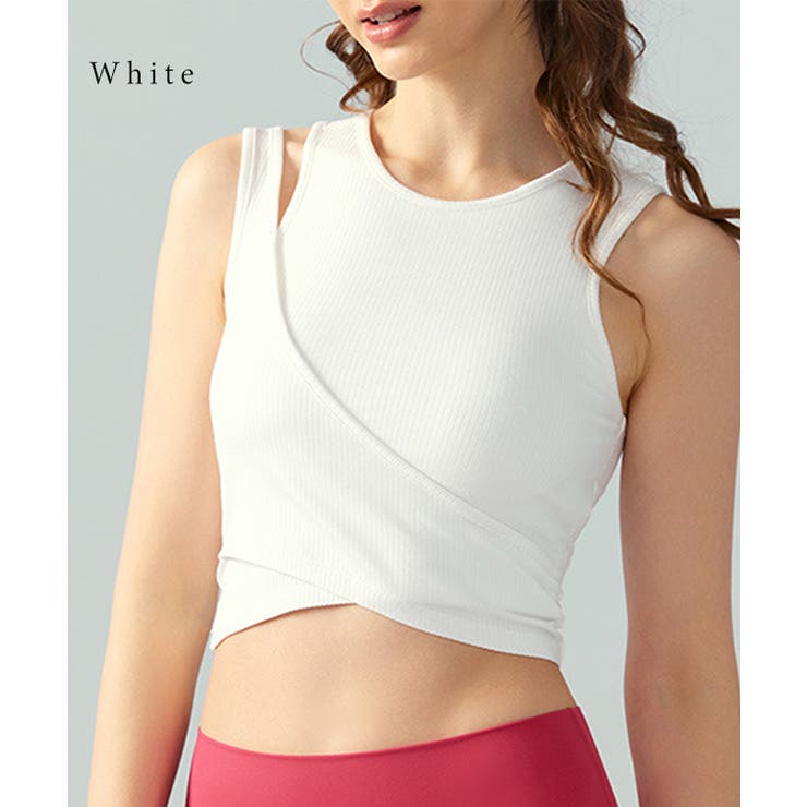 ソリッドカラー フェイクレイヤード リブ | レースレディース  | 詳細画像11 