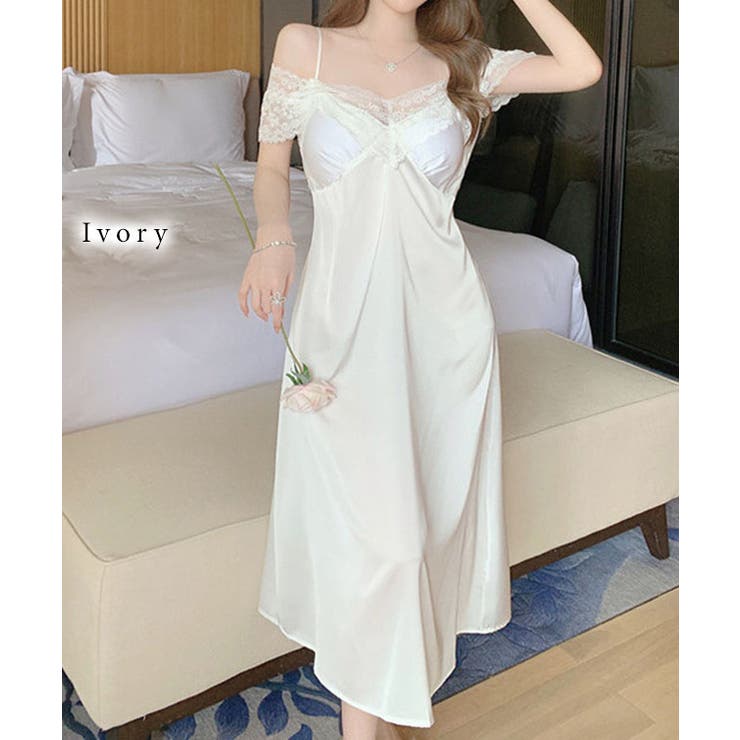 2WAY オフショルダー カップ付き | レースレディース  | 詳細画像16 