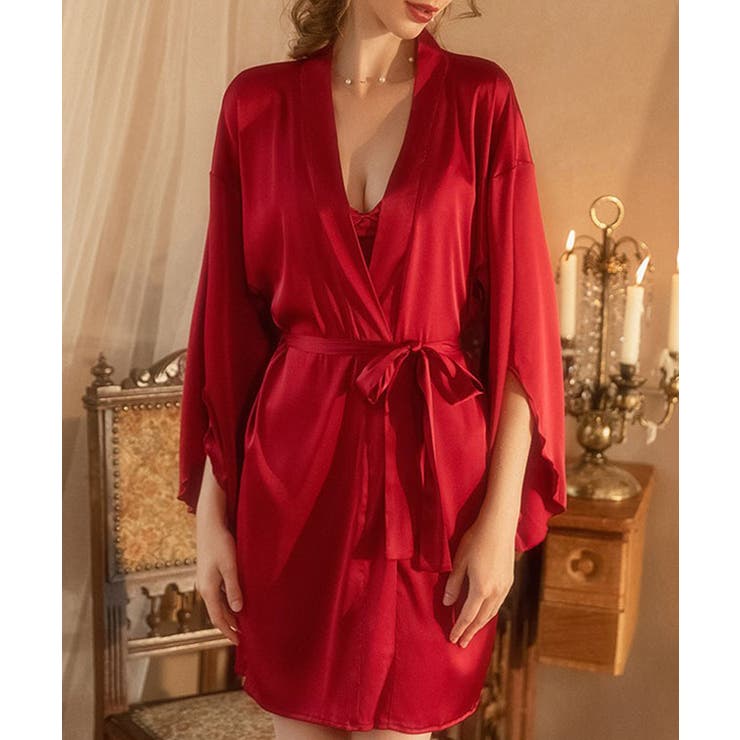 【2点セット】ベルト ガウン付き カップ付き | レースレディース  | 詳細画像9 