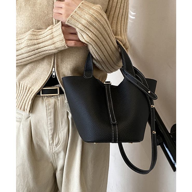 レザー調 2WAY ステッチ | レースレディース  | 詳細画像4 