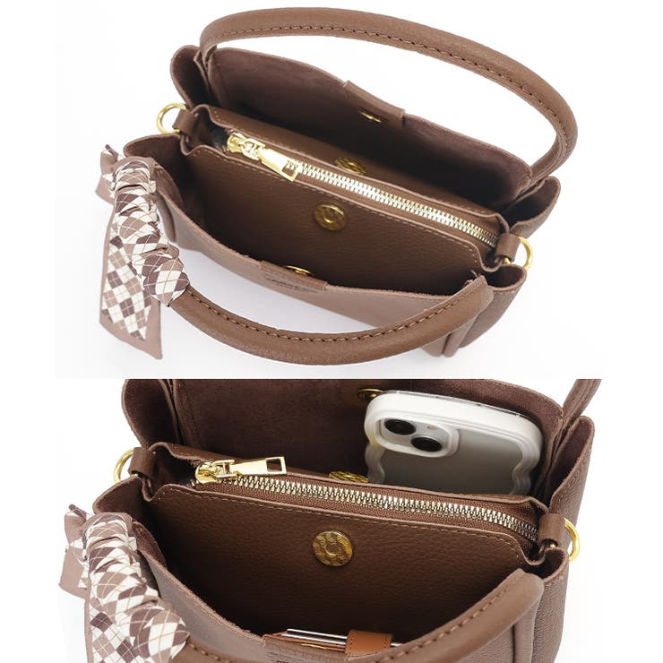 スカーフ付き レザー調 2WAY | レースレディース  | 詳細画像18