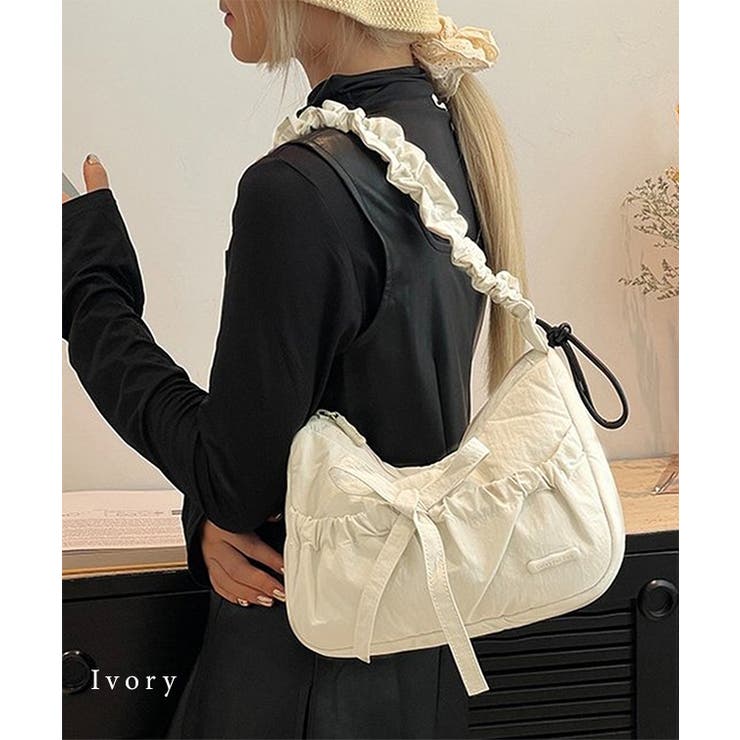 ソリッドカラー リボン付き ソフト | レースレディース  | 詳細画像4