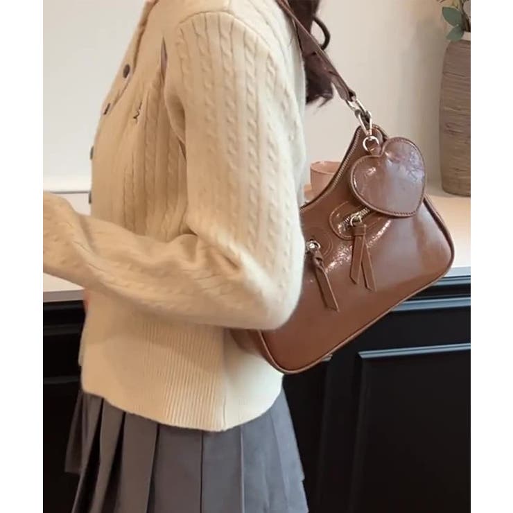 レザー調 ハート チャーム付き | レースレディース  | 詳細画像10 