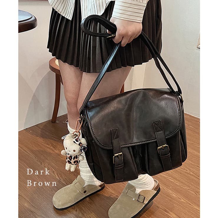 レザー調 多ポケット スクエア | レースレディース  | 詳細画像7 