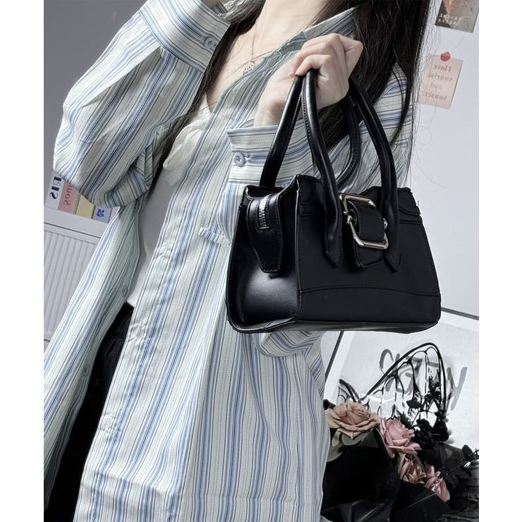 レザー調 ビッグ ベルト付き | レースレディース  | 詳細画像5 