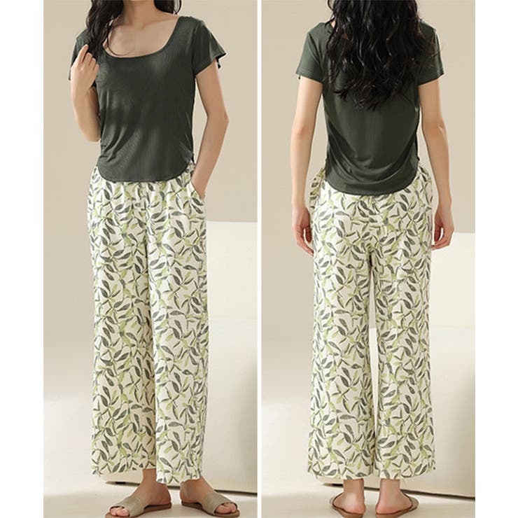 ラウンドネック デザイン パンツ | レースレディース  | 詳細画像10 