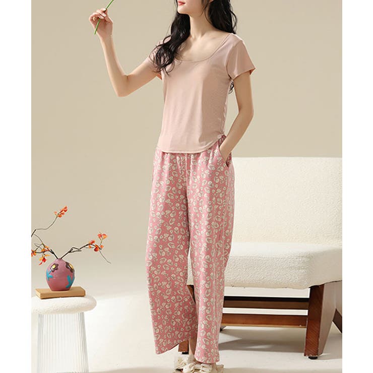 ラウンドネック デザイン パンツ | レースレディース  | 詳細画像14 