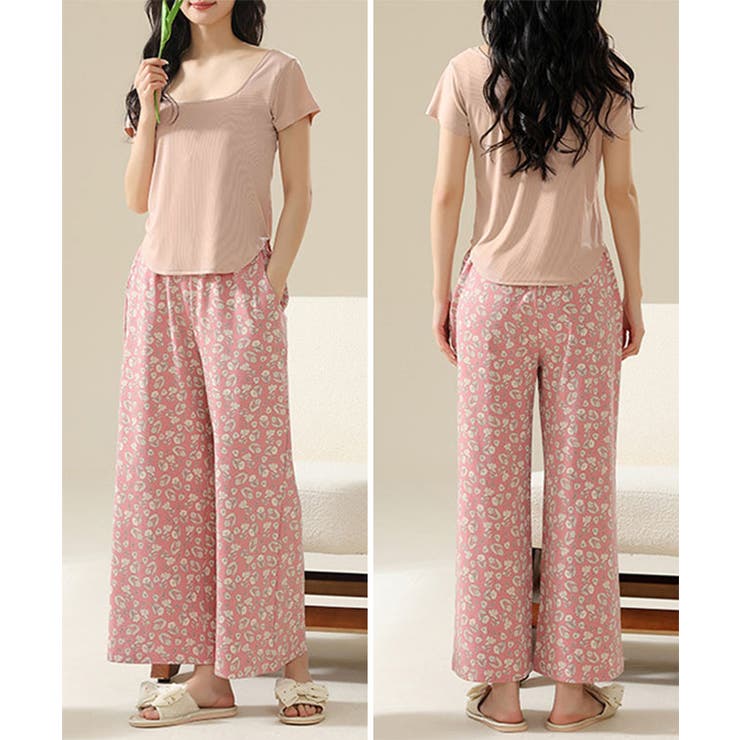 ラウンドネック デザイン パンツ | レースレディース  | 詳細画像15 