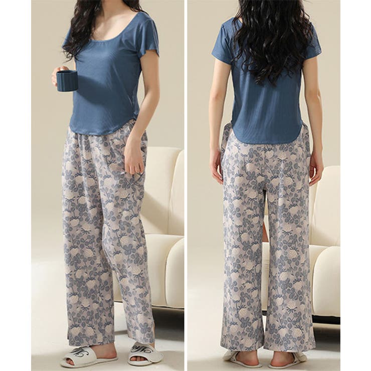 ラウンドネック デザイン パンツ | レースレディース  | 詳細画像7 