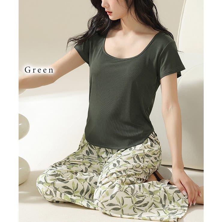 ラウンドネック デザイン パンツ | レースレディース  | 詳細画像8 