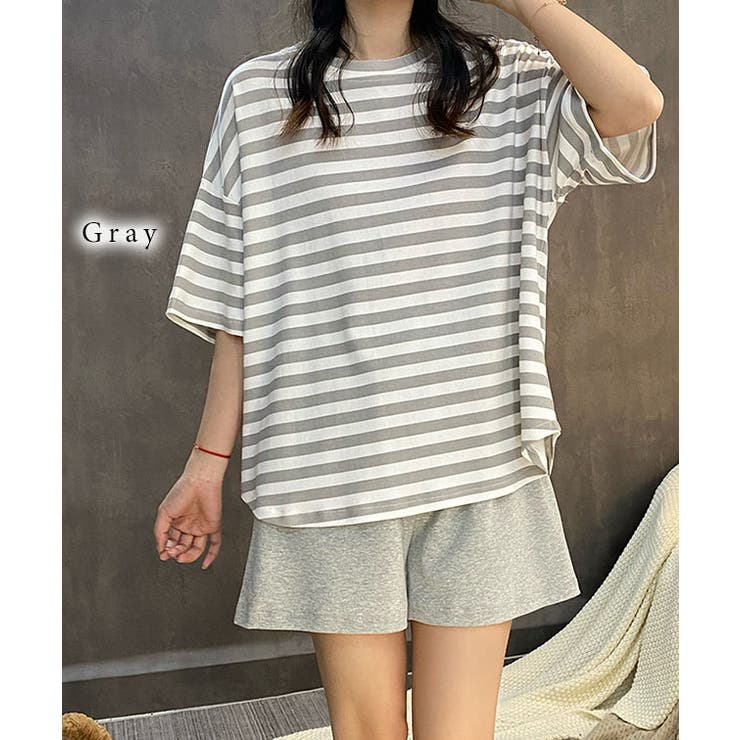 配色 ボーダー柄 半袖 | レースレディース  | 詳細画像4 