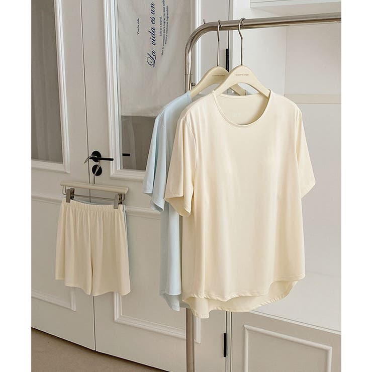 ソリッドカラー パッド付き 半袖 | レースレディース  | 詳細画像15 