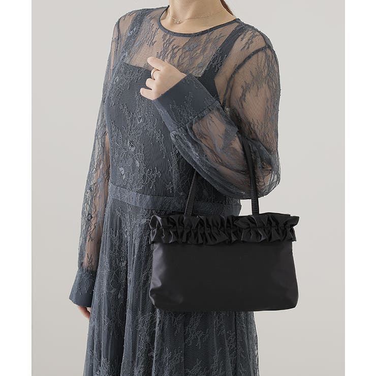 レトロ フリル サテン | レースレディース  | 詳細画像6 