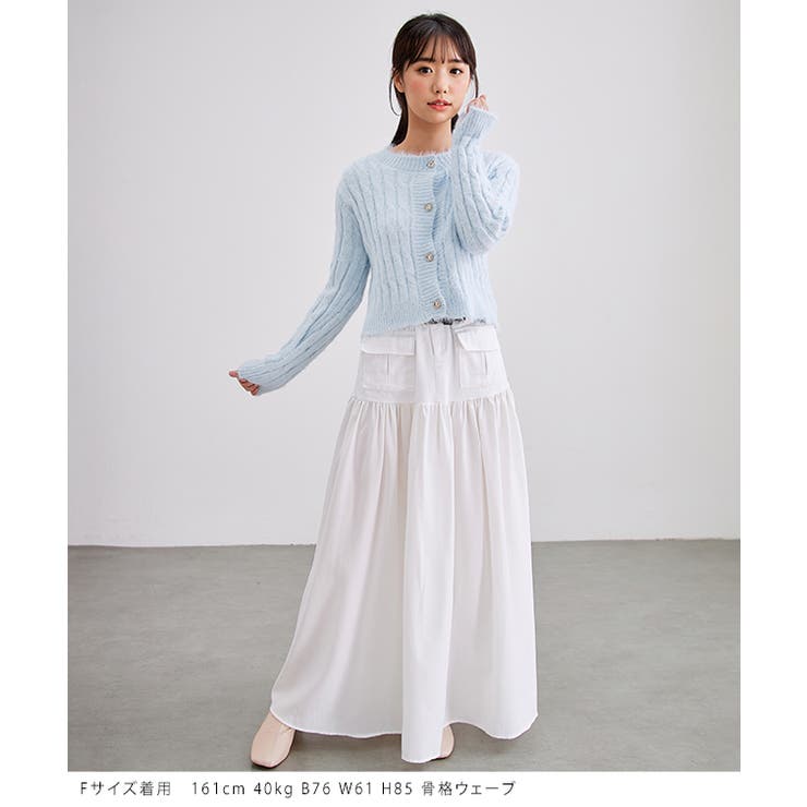 リボン ブローチ付き シャギー | レースレディース  | 詳細画像10 