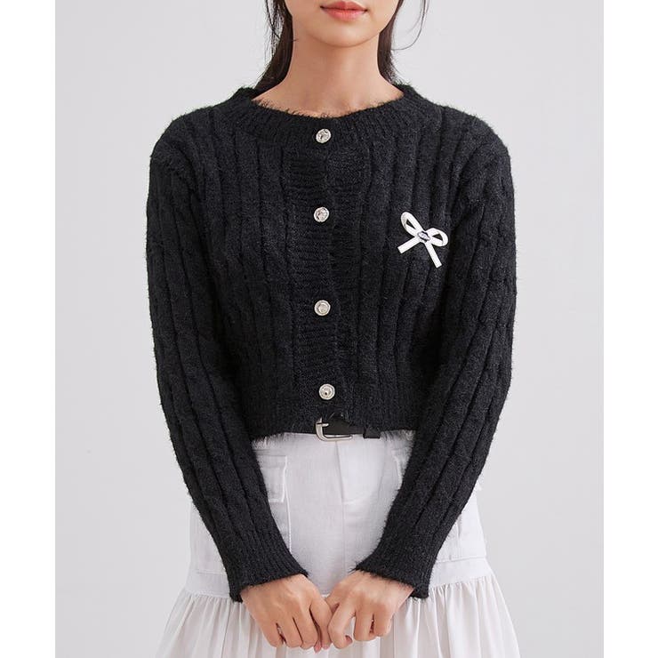 リボン ブローチ付き シャギー | レースレディース  | 詳細画像7 