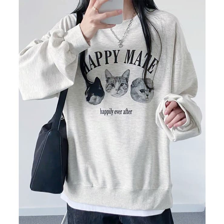 キャット プリント オーバーサイズ | レースレディース  | 詳細画像11 