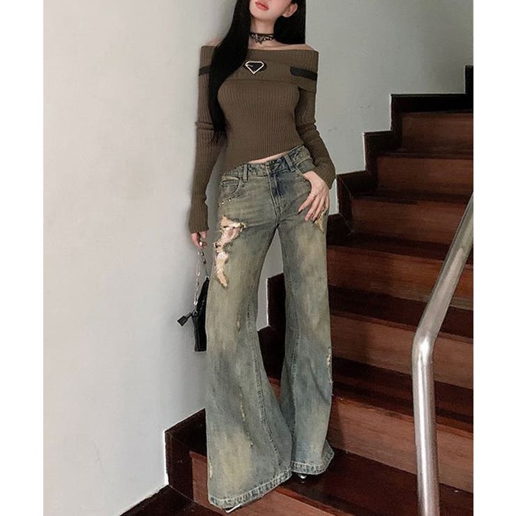 ベルト デザイン オフショル | レースレディース  | 詳細画像10 