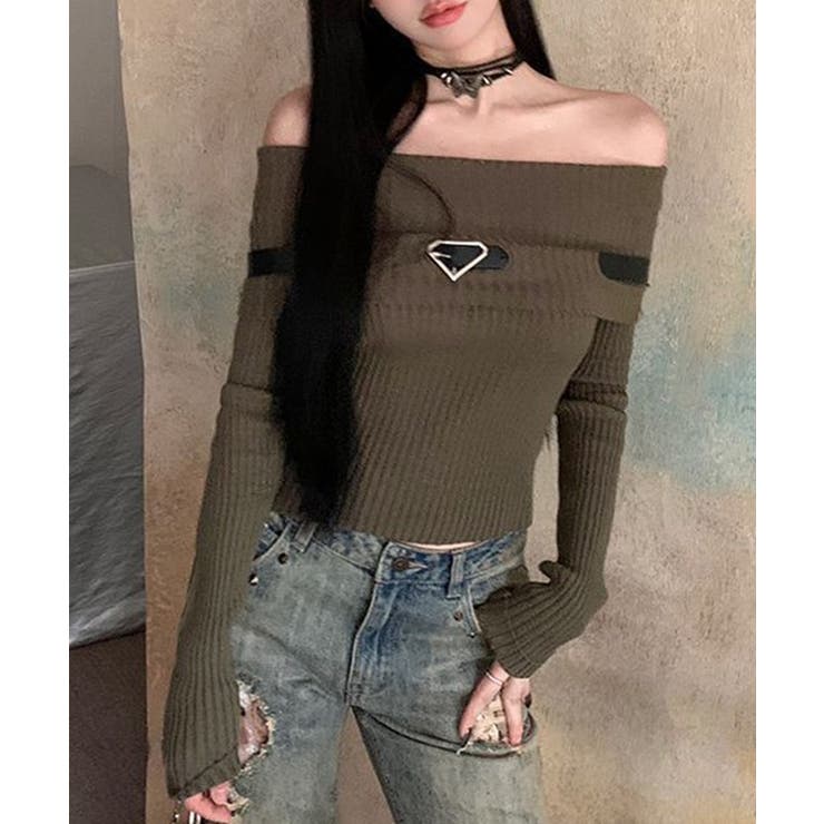 ベルト デザイン オフショル | レースレディース  | 詳細画像11 