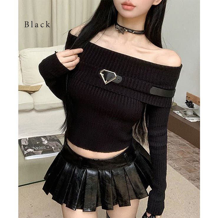 ベルト デザイン オフショル | レースレディース  | 詳細画像3 