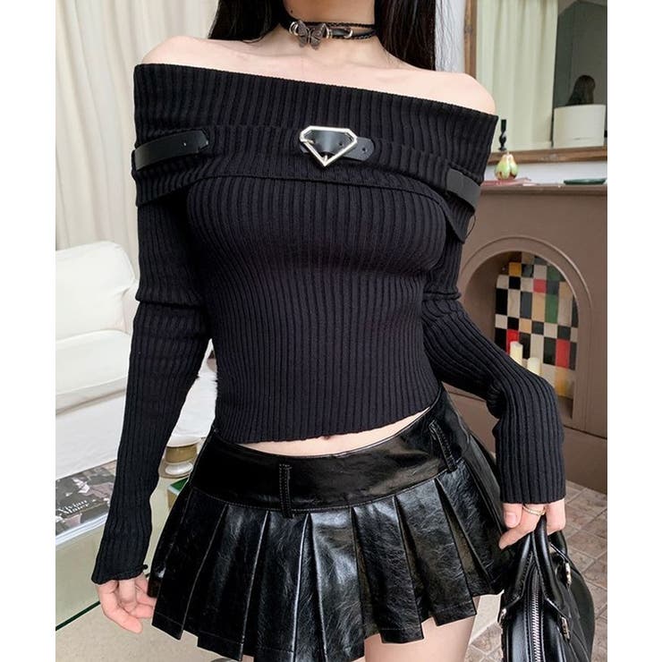 ベルト デザイン オフショル | レースレディース  | 詳細画像4 