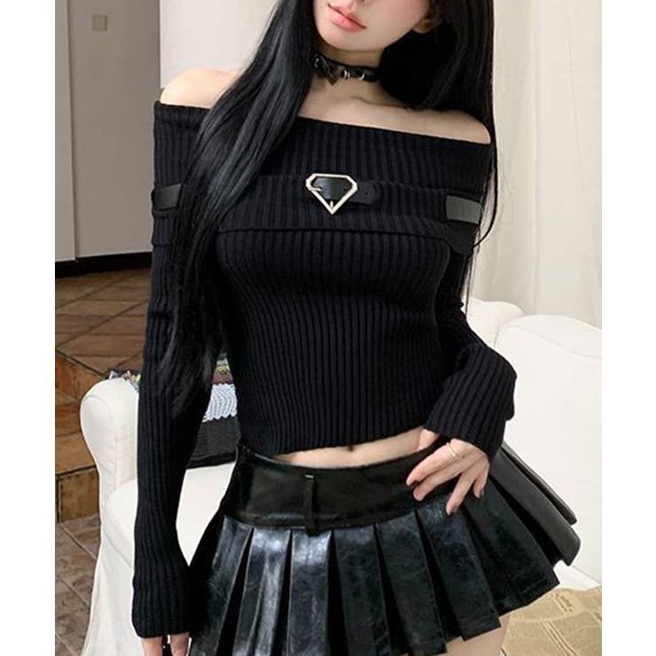 ベルト デザイン オフショル | レースレディース  | 詳細画像5 