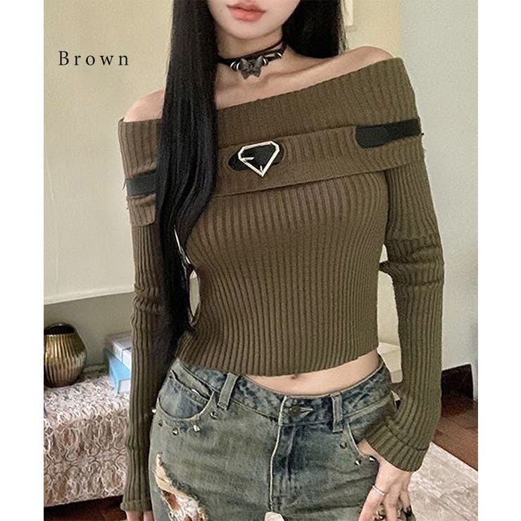 ベルト デザイン オフショル | レースレディース  | 詳細画像8 