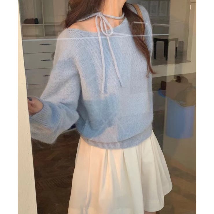 ホルター リボン クルーネック | レースレディース  | 詳細画像9 