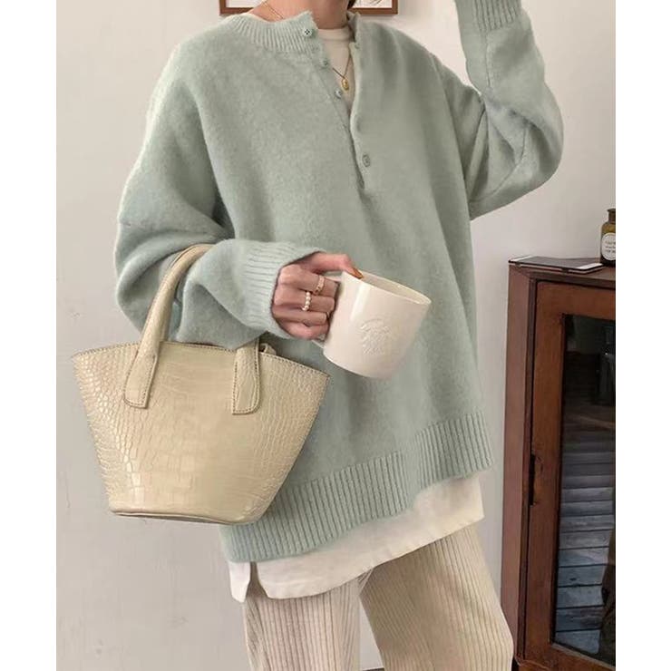 ハイゲージ ヘンリーネック 長袖 | レースレディース  | 詳細画像8 